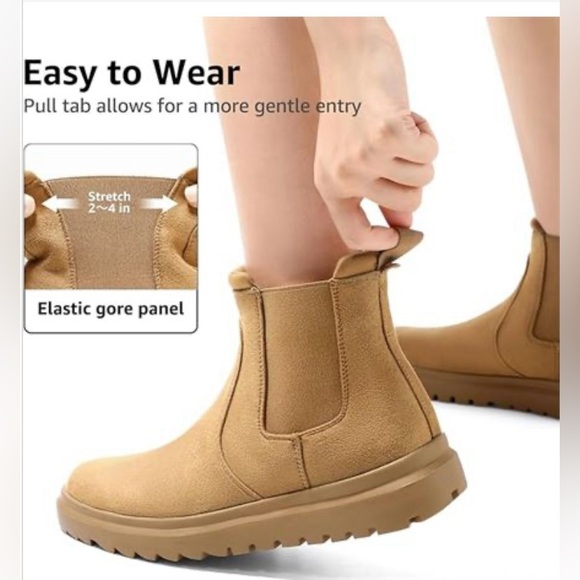 Women's Slip On Chelsea Ankle Boots Size 9 - Picture 11 of 12